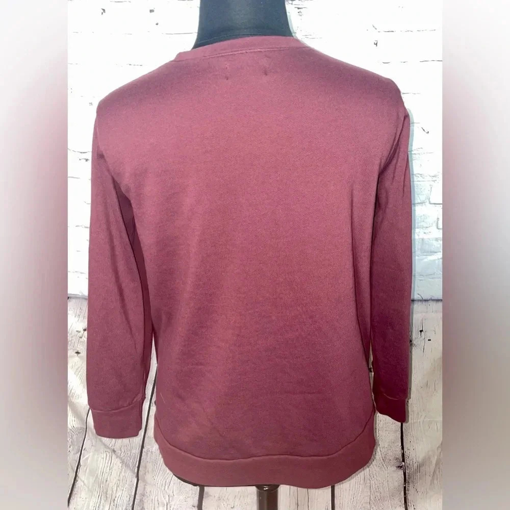 LANE BRYANT “Stay Spooky” Crewneck Sweater - Size 18/20 Maroon - Picture 3 of 10